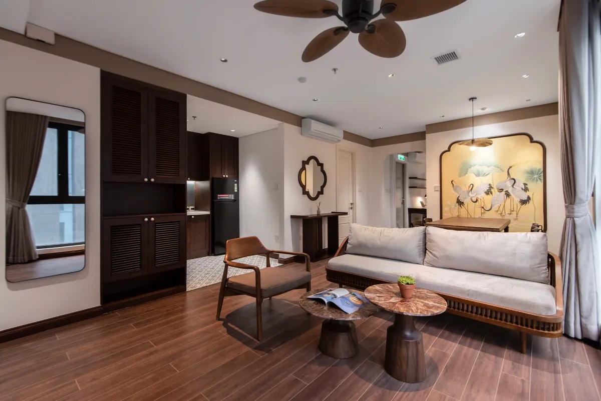 1 Bed, 1 Bath Furnished Condo in Hoan Kiem, Hanoi - photo 1 of 7